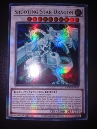 Carta Yu-Gi-Oh! Shooting Star Dragon