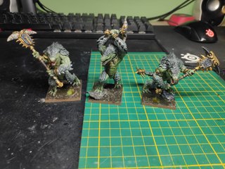 3 Miniaturas Kroxigor Warhammer