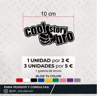 Pegatina Cool Story Bro 10 cm