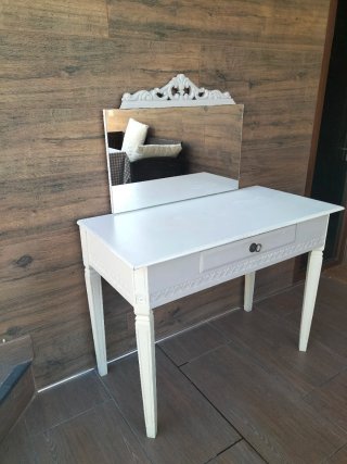 Tocador Blanco de Madera