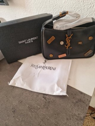 Bolso Saint Laurent (YSL) Negro