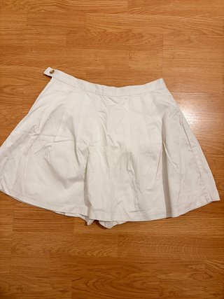 Falda pantalón blanca