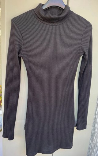 Vestido Negro Ceñido Talla M