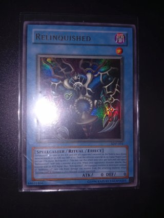 Carta Yu-Gi-Oh! Relinquished SDP-001