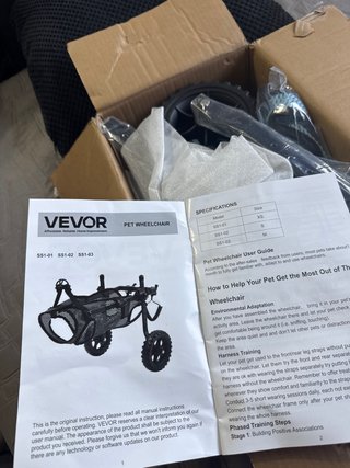 Silla de ruedas para perro VEVOR