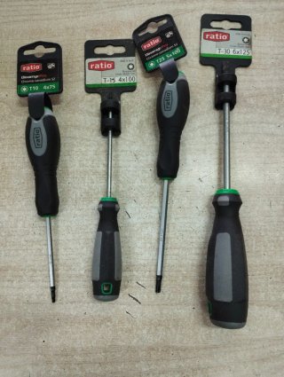 Destornilladores Torx Ratio (Venta por unidad)