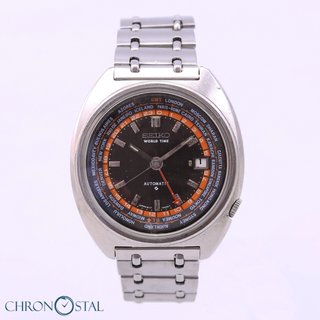 Seiko 6119-6400 World Time February 1971 Serviced