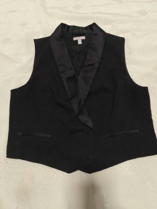 Chaleco de vestir negro