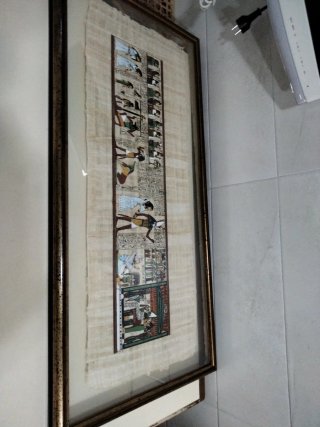 Cuadro Egipcio en Papiro
