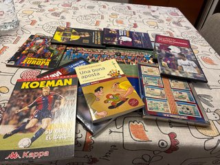 Lote de artículos del FC Barcelona