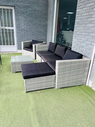 Set de Muebles de Jardín de Ratán