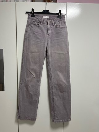 Pantalones vaqueros Mango gris