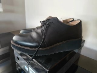 Zapatos de Piel Negros Talla 41