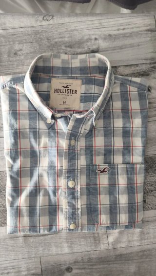 Camisa de cuadros Hollister Talla M