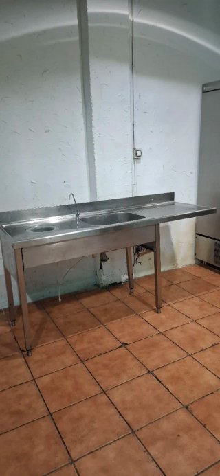Fregadero Industrial de Acero Inoxidable