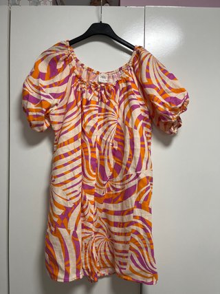 Vestido Zara Estampado Talla 11/12 Niña