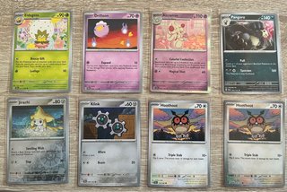 Lote 8 Cartas Pokémon TCG Stellar Crown Inglés🇬🇧