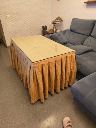 Mesa Camilla de Hierro 120x70 cm