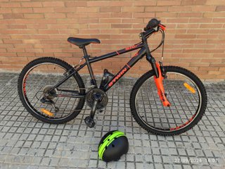 Bicicleta Niñ@ 24"  Rockrider + Casco Regalo