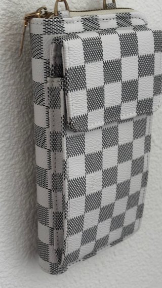 Bandolera Mujer Estampado Damero