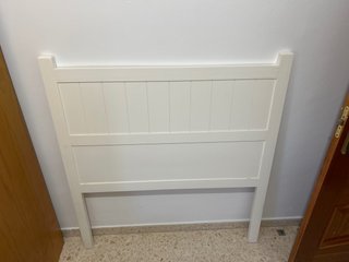 Cabecero de cama blanco