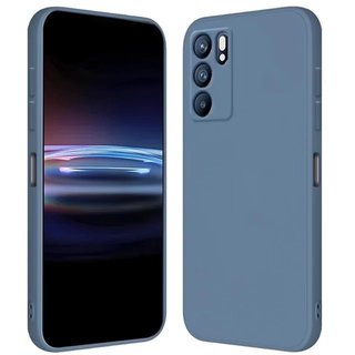 Funda Oppo Reno6 5G TPU Suave Lavanda Gris