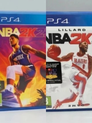 2 Juegos PS4: NBA 2K21 y NBA 2K20