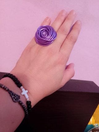 Anillo Morado de Fantasía