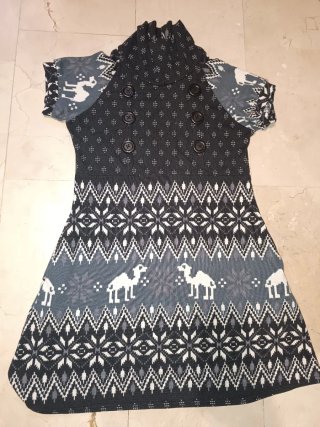 Vestido motivos invernales