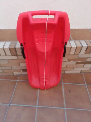 Trineo de Nieve Rojo Decathlon