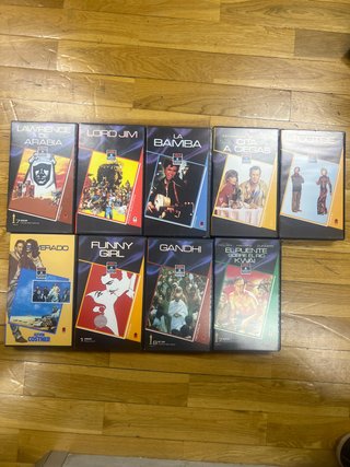 Lote de 9 Películas en VHS - Grandes Clásicos