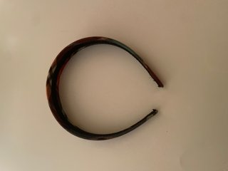 Diadema con estampado de cuadros