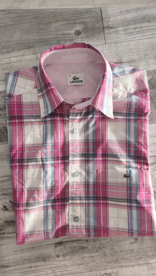 Camisa Lacoste de Cuadros Talla M
