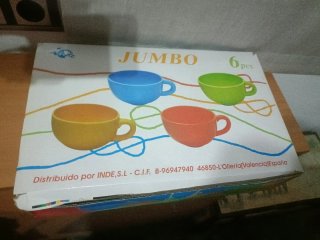 Set de 6 Tazas Jumbo