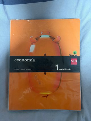 Economía, 1 Bachillerato