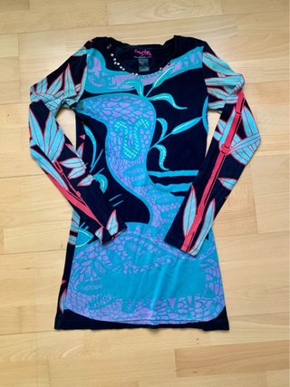 Vestido largo Desigual multicolor Talla S casual
