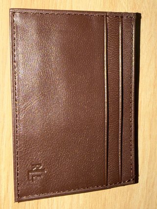 Tarjetero de Piel Ralph Lauren Marrón