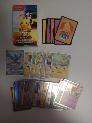 Lote de Cartas Pokémon 30 aniversario