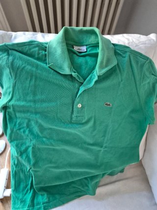 Polo Lacoste Verde Talla L