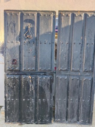 Puerta Antigua Castellana de Madera