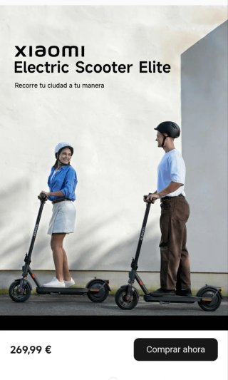 Patinete Eléctrico Xiaomi Electric Scooter Elite
