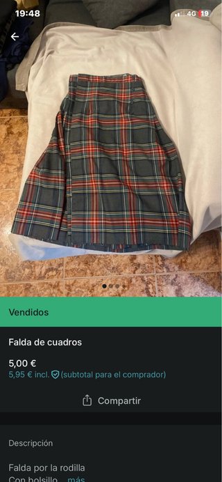 Falda de cuadros