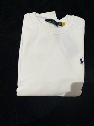 Sudadera Polo Ralph Lauren Blanca Talla S