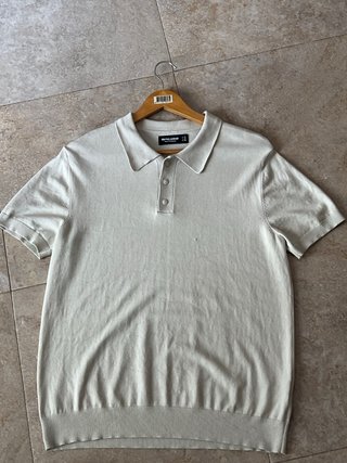 Polo Pull&Bear Beige Talla M