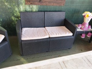 Set de Muebles de Jardín de Ratán