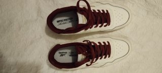 Zapatillas Reebok Blancas y Granate