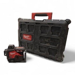 NIVEL LASER MILWAUKEE M12 3PL + BATERIA + CARGADOR + MALETIN COMPLETO