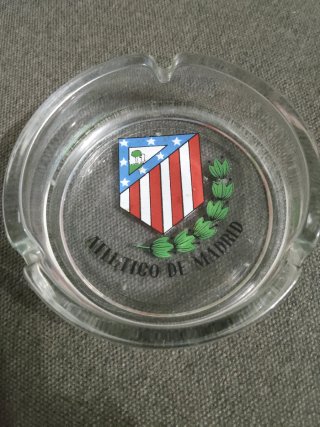 Cenicero de Cristal Atlético de Madrid