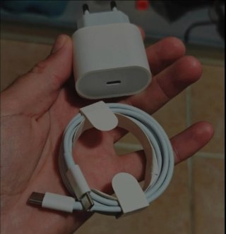Cargador de 35 W para iPhone, carga rápida USB C,