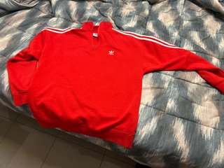 Sudadera adidas roja